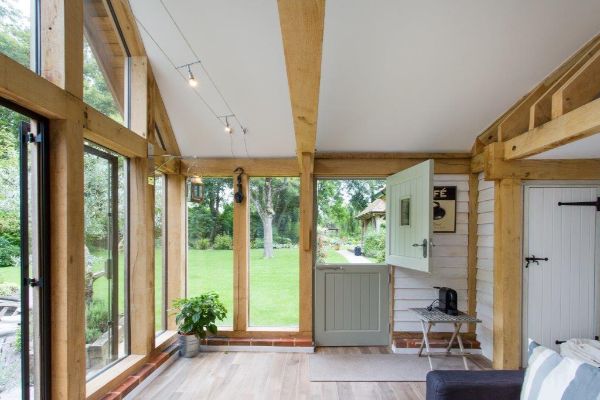 Bespoke Oak Frame Garden Room Extension2