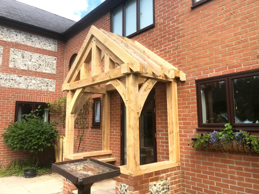 Bespoke oak porches oakcraft