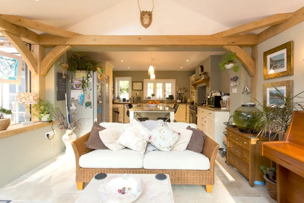 Oak Framed Extension Interior