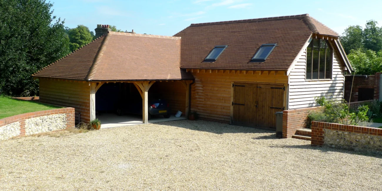 L shaped garages oakcraft