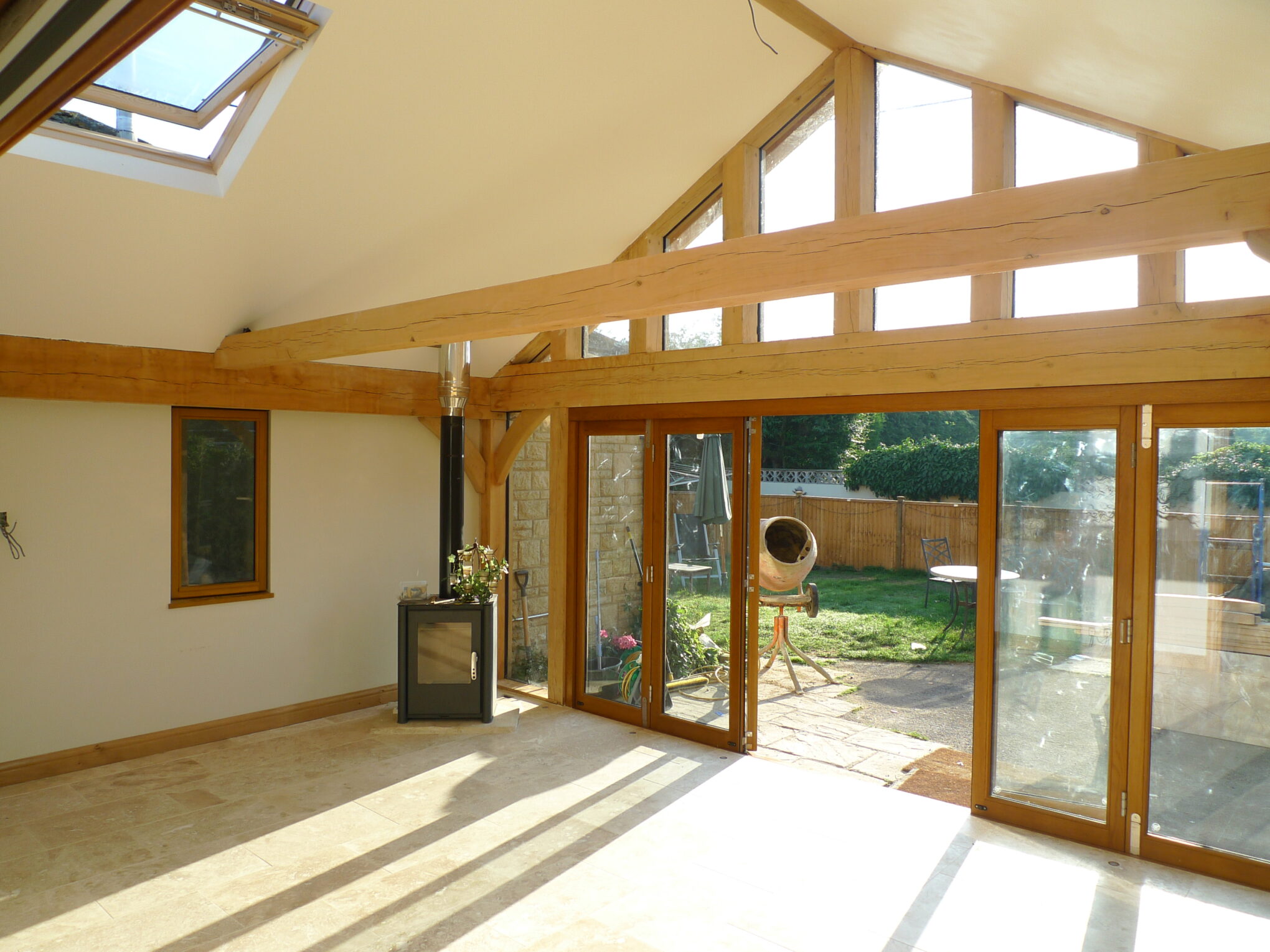 Oak gardenroom glazed gable 13865 4